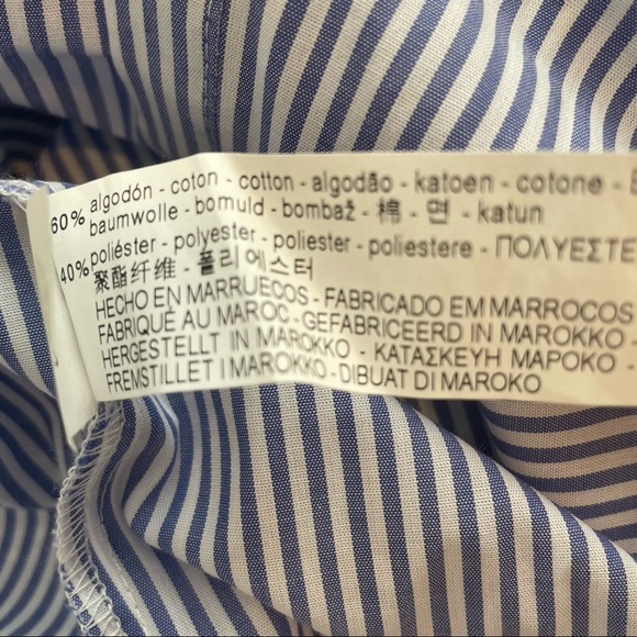 Zara Stripped Blouse NWT - Picture 6 of 7